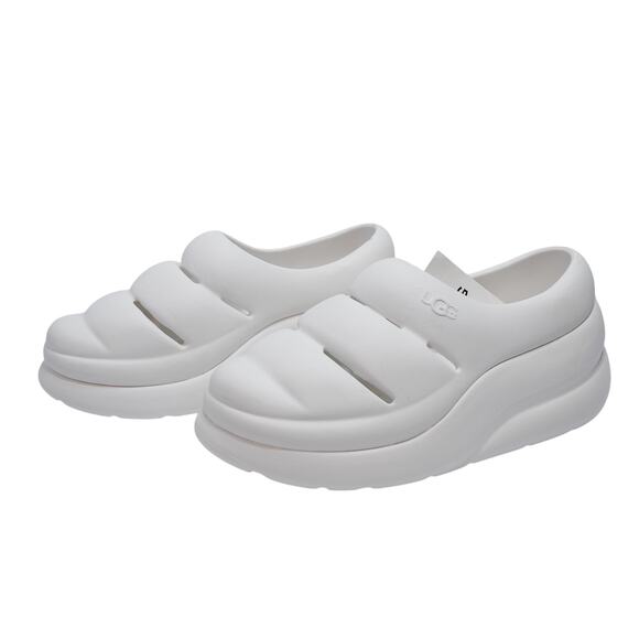 NEW UGG SPORT YEAH CLOG SLIP ON BRIGHT WHITE 1132890 MSRP $70 WOMANS SIZE - 9 - Picture 1 of 9